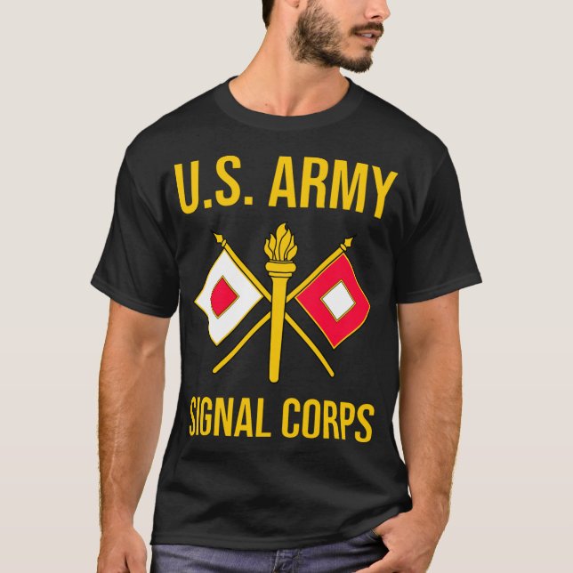 Camiseta SINAL DE EXÉRCITO CORPS BRANCH USASC US Sweshirt (Frente)