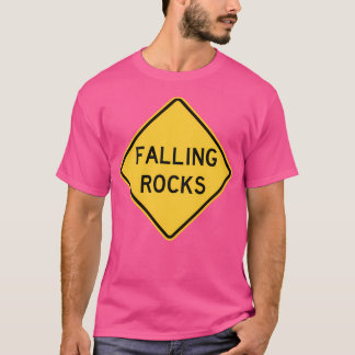 Camiseta Sinal de Falling Rocks Road