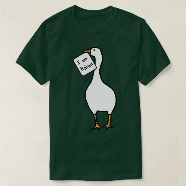Camiseta Sinal de Ganso com Karen Meme Roubada (Frente do Design)