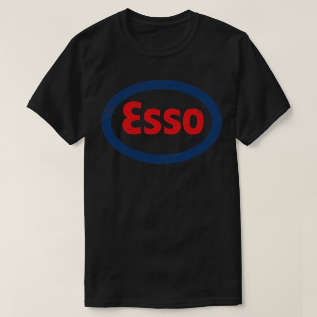 Camiseta Sinal de Garagem Esso Vintage (Frente do Design)