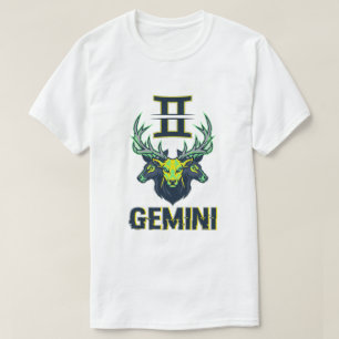 Camiseta Sinal de Gêmeos Mascote de Esports Cibernético Mod