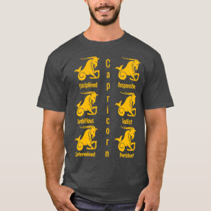 Camiseta Sinal de horóscopo de Capricórnio