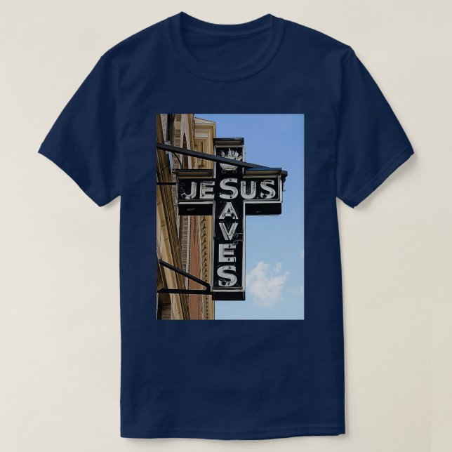 Camiseta Sinal de Jesus Salva (Frente do Design)