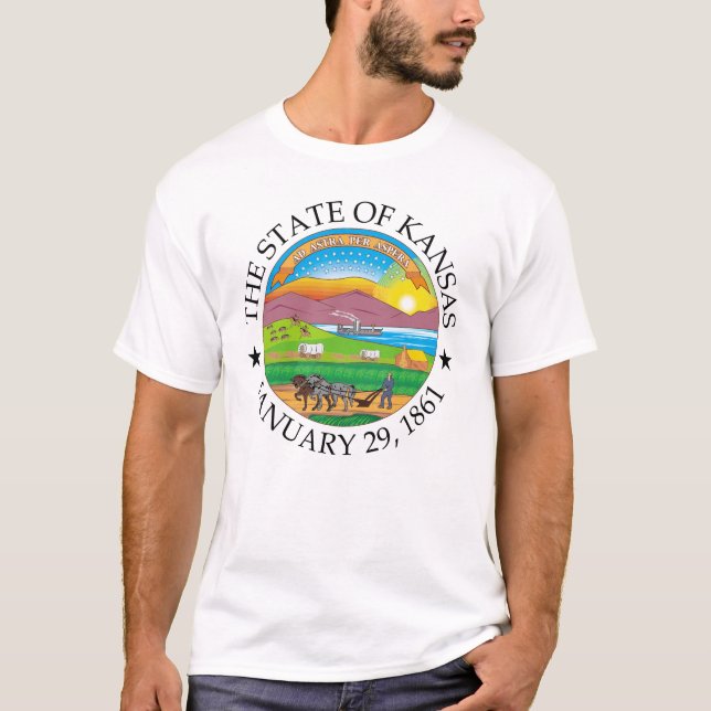 Camiseta sinal de Kansas (Frente)