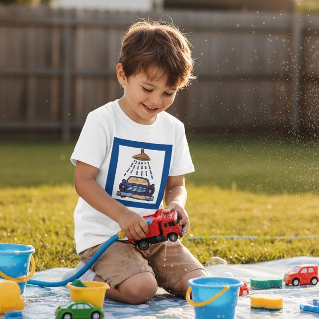 Camiseta Sinal de Lave do Carro (Criador carregado)