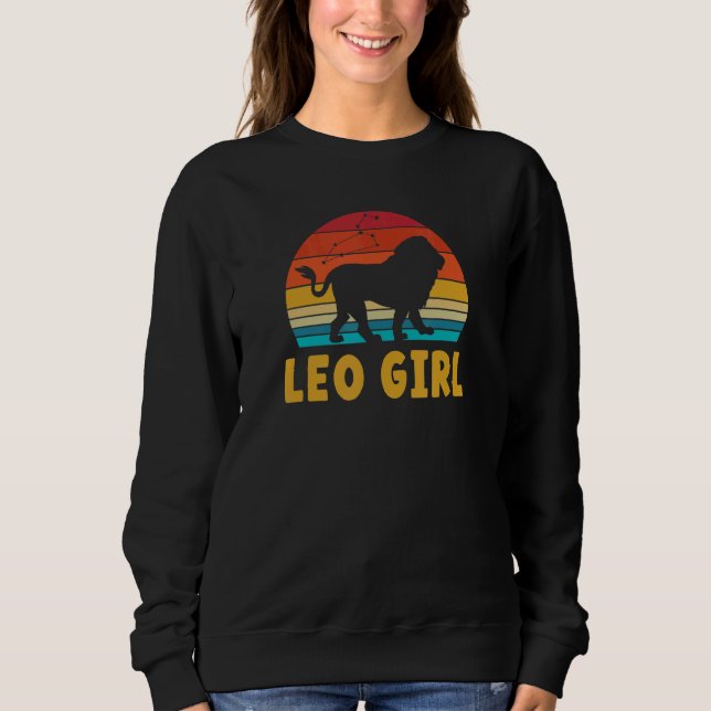 Camiseta Sinal de Leo Girl Zodiac (Frente)