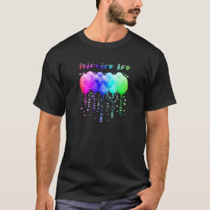 Camiseta Sinal de Língua Aniversário Asl Aniversário Sinal