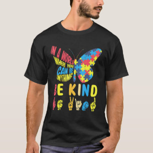 Camiseta Sinal de Linguagem de Sinais de Enigma Seja Gentil