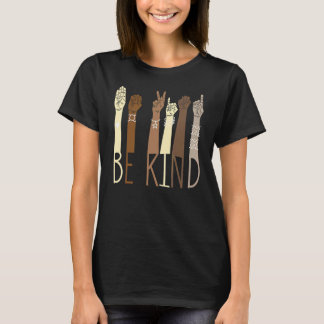 Camiseta Sinal de Linguagem de Sinais Ser Gentil Professore