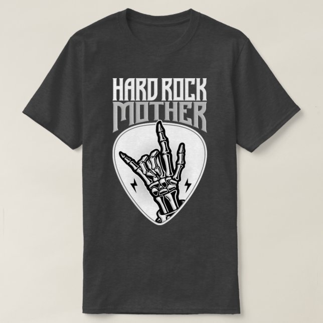 Camiseta Sinal de Mão de duro Rock Madre Rock (Frente do Design)