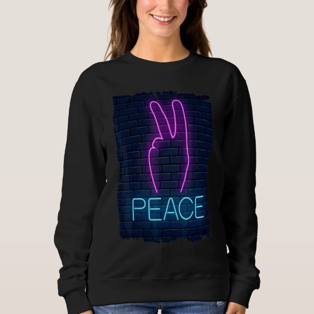 Camiseta Sinal de Mão de Paz dos anos 90 (Frente)