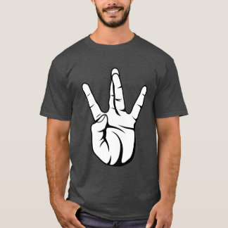 Camiseta Sinal de mão do West Side Hip Hop retrô