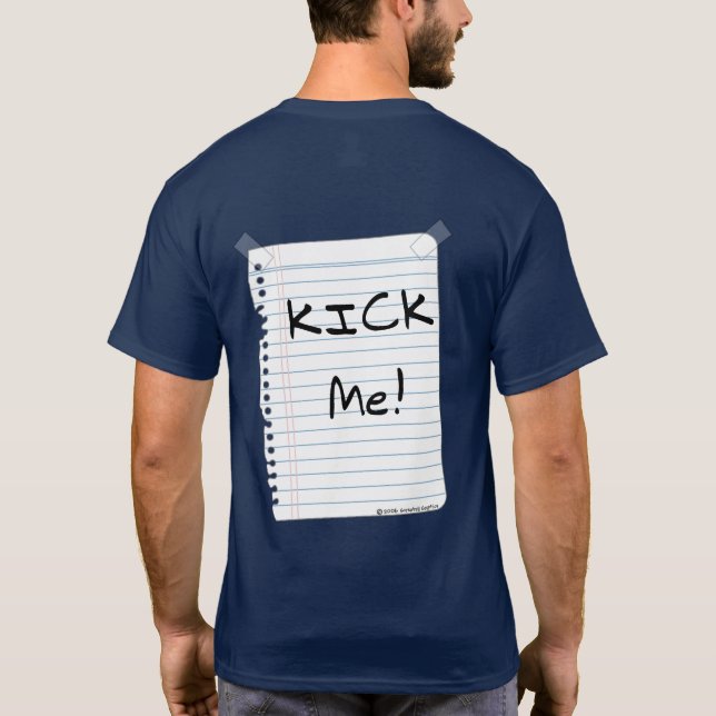 Camiseta Sinal de Me Chute (Verso)