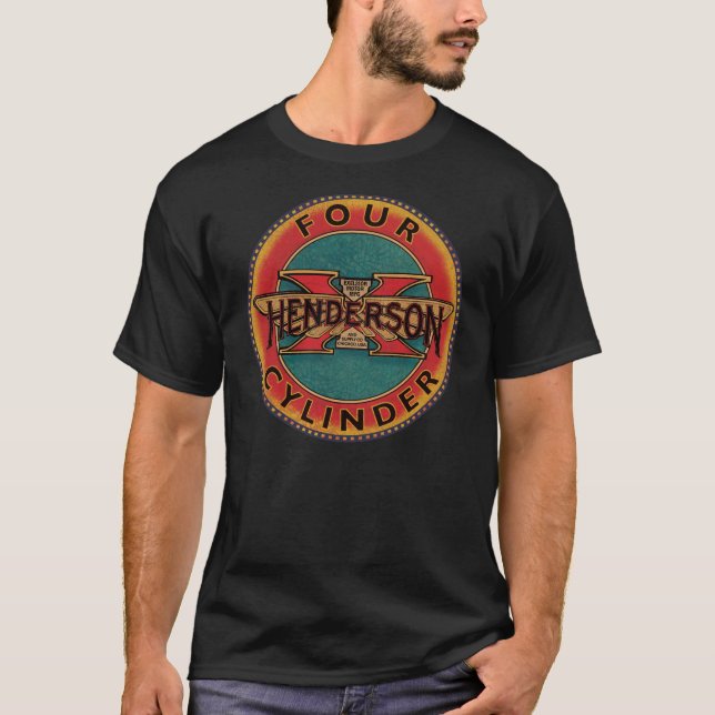 Camiseta Sinal de motocicleta Henderson (Frente)