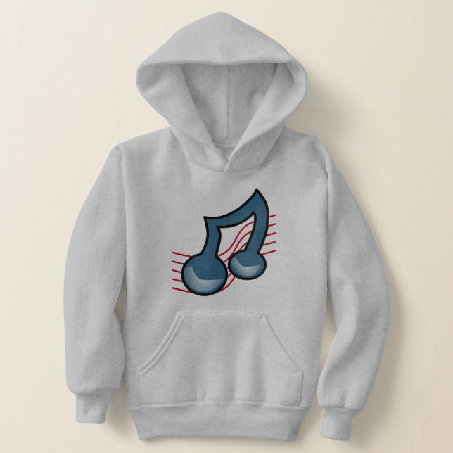 Camiseta Sinal de música Hoodie (Postura )
