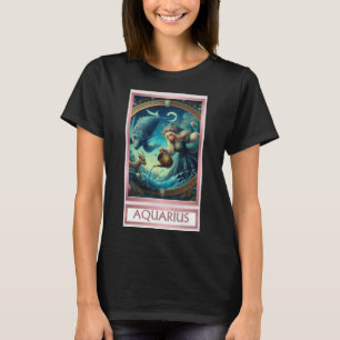 Camiseta Sinal de Nascimento de Aquário Zodiac