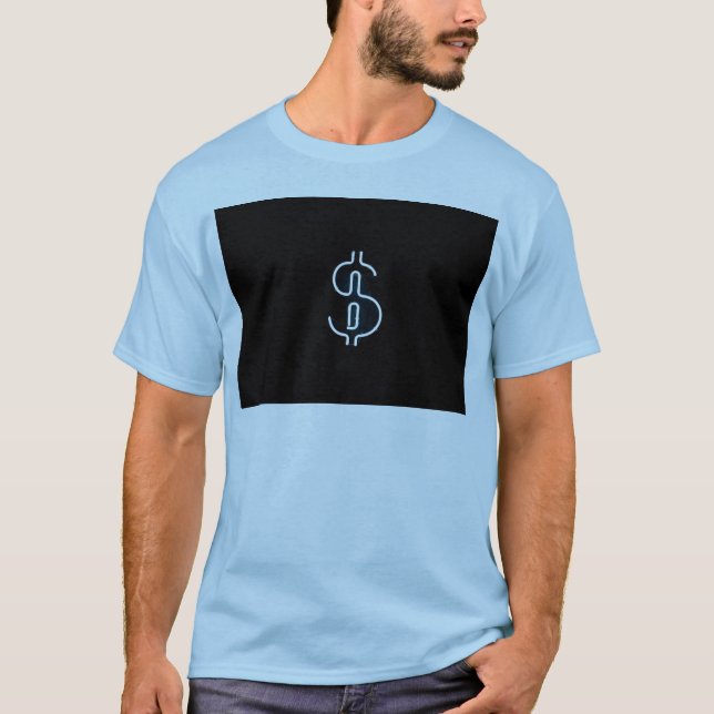 Camiseta Sinal de Neon Dólar (Frente)