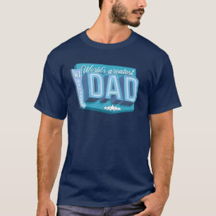 Camiseta Sinal de neon Pai nos mundos Maior 