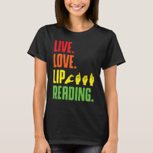Camiseta Sinal de Orgulho Surdo ASL Linguagem Mais Um Repet