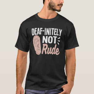 Camiseta Sinal de Orgulho Surdo ASL Linguagem que usei para