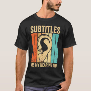 Camiseta Sinal de Orgulho Surdo - Legendas de Linguagem de 