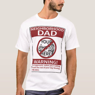 Camiseta Sinal de Pai de vizinhança pessoal X'd Out Red