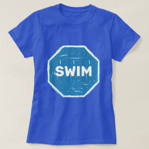 Camiseta Sinal de Parada de natação