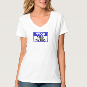 Camiseta Sinal de Parar Greenwashing
