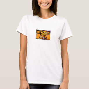 Camiseta Sinal de Parar Greenwashing
