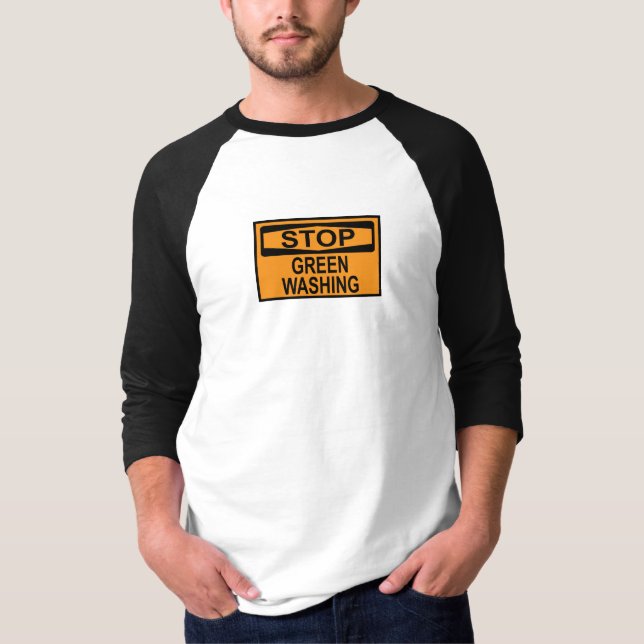 Camiseta Sinal de Parar Greenwashing (Frente)