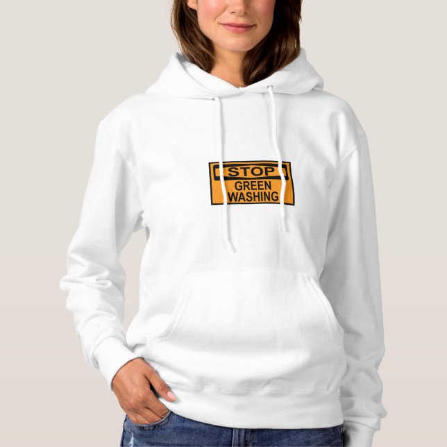 Camiseta Sinal de Parar o Greenwashing (Frente)