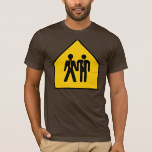 Camiseta sinal de passagem de namorados