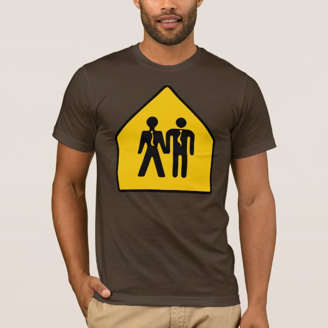 Camiseta sinal de passagem de namorados (Frente)