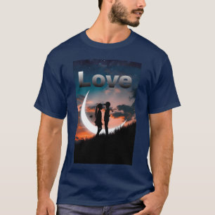 Camiseta Sinal de Paz Amor Anos 60 70 Roupa Groovy presente