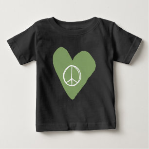 Camiseta Sinal de Paz Coração
