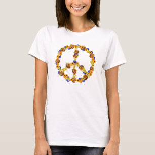 Camiseta sinal de paz da queda