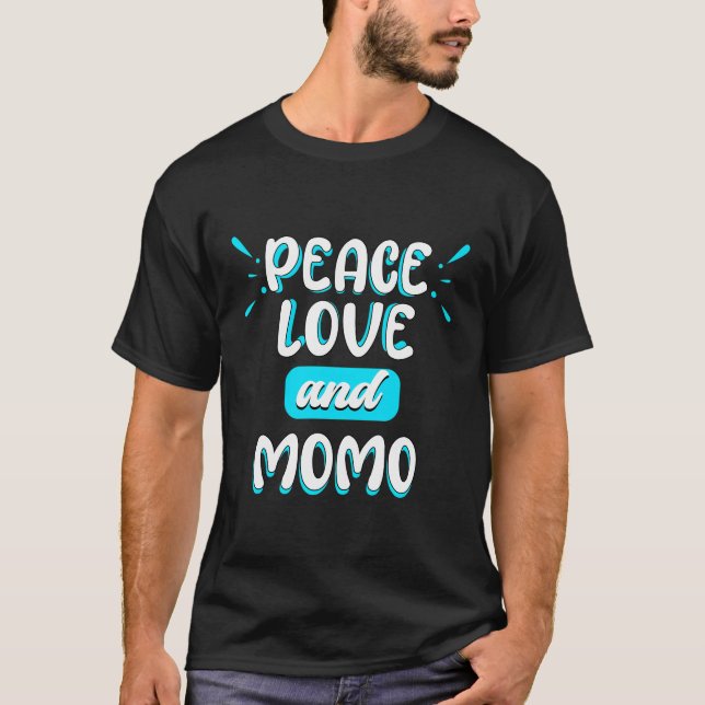 Camiseta Sinal De Paz De Momo E Amor De Paz Deixando Fim Ne (Frente)