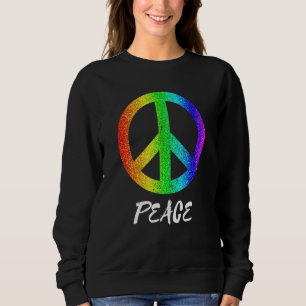 Camiseta Sinal de Paz do Orgulho Arco-Íris 60 da Paz Igual