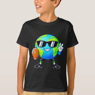 Camiseta Sinal de paz do planeta meio ambiente futebol dia