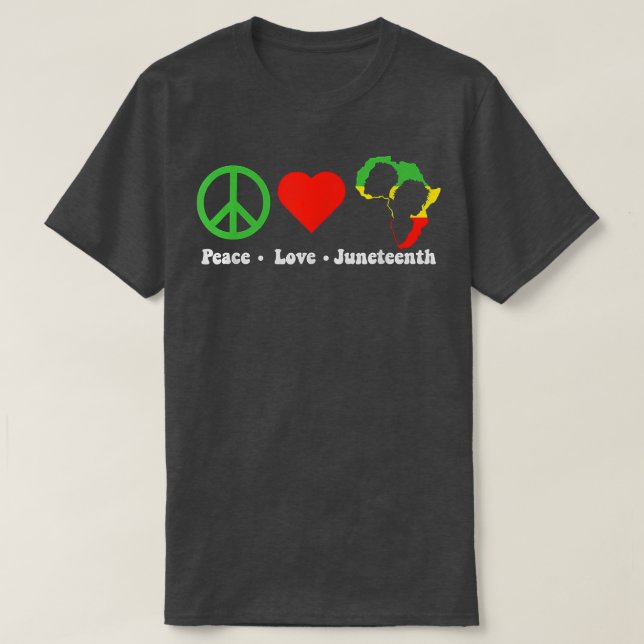 Camiseta Sinal de Paz e Amor Décimo Gráfico  (Frente do Design)