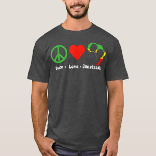 Camiseta Sinal de Paz e Amor Décimo Gráfico