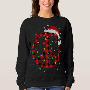 Camiseta Sinal de Paz Fora de Natal Fúria Vermelha Xadrez B