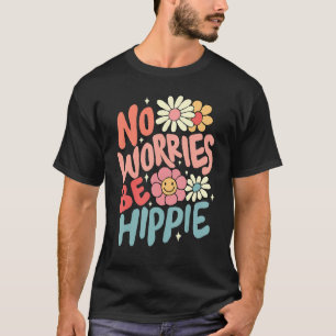 Camiseta Sinal de Paz Hippie Retro 60s 70s Vint