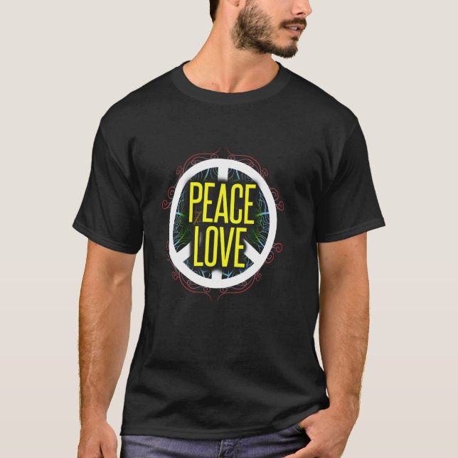 Camiseta Sinal de Paz Mundo Amor (Frente)