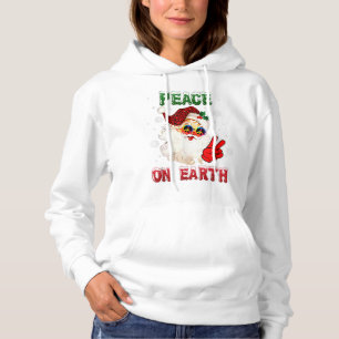 Camiseta Sinal de paz na Terra Feliz Natal - Noel Hat hipp