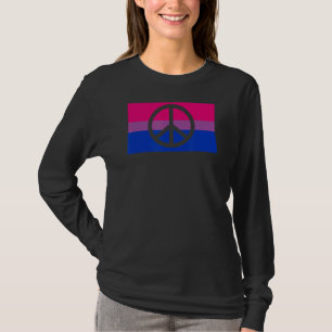 Camiseta Sinal de Paz Pacifista Protesto Hippie Gay Bisexua