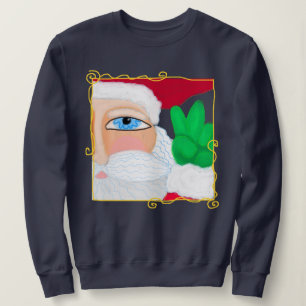 Camiseta Sinal de paz Papai noel arte para Vestir