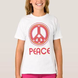 Camiseta Sinal de Paz Psicodélico Gráfico Linear Etro