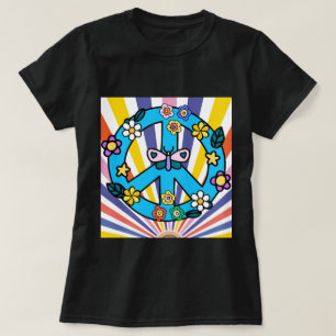 Camiseta Sinal de Paz Retro