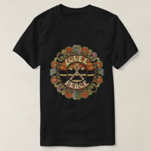Camiseta Sinal de Paz T Shirt   Hippie Costume de 70